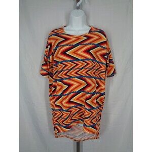 Lularoe Chevron Stripe Zig Zag Irma Tunic Top Size XXS 2XS New